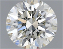 Natural Diamond 0.51 Carats, Round with Excellent Cut, I Color, SI2 Clarity and Certified by IGI