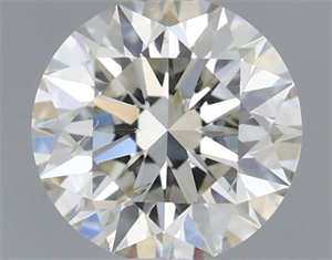 Picture of Natural Diamond 0.51 Carats, Round with Excellent Cut, I Color, SI2 Clarity and Certified by IGI