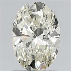 Picture of Natural Diamond 1.28 Carats, Oval with  Cut, M Color, SI1 Clarity and Certified by GIA