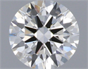 Natural Diamond 0.74 Carats, Round with Excellent Cut, G Color, VVS2 Clarity and Certified by HRD