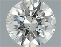 Natural Diamond 0.54 Carats, Round with Excellent Cut, I Color, SI2 Clarity and Certified by IGI