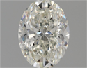 Natural Diamond 0.80 Carats, Oval with  Cut, I Color, SI1 Clarity and Certified by GIA