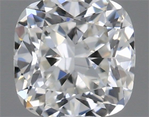 Picture of Natural Diamond 0.38 Carats, Cushion with  Cut, H Color, VVS2 Clarity and Certified by GIA