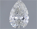 Natural Diamond 0.18 Carats, Pear with  Cut, F Color, VVS2 Clarity and Certified by GIA