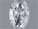 Natural Diamond 0.23 Carats, Oval with  Cut, E Color, VS2 Clarity and Certified by GIA