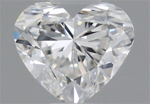 Foto Diamante Natural 0.30 quilates, Corazón , Color G, claridad VS1 y certificado GIA de