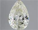 Natural Diamond 5.64 Carats, Pear with  Cut, K Color, SI2 Clarity and Certified by IGI