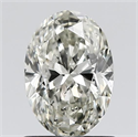 Diamante Natural 0.90 quilates, Ovalado , Color K, claridad SI2 y certificado GIA