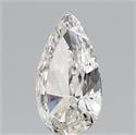 Natural Diamond 0.70 Carats, Pear with  Cut, K Color, VVS1 Clarity and Certified by GIA