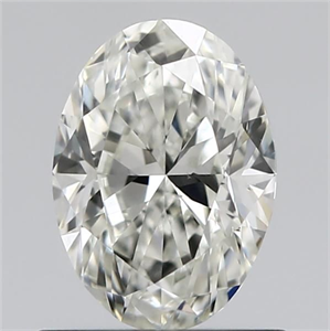 Picture of Natural Diamond 0.70 Carats, Oval with  Cut, K Color, SI1 Clarity and Certified by GIA