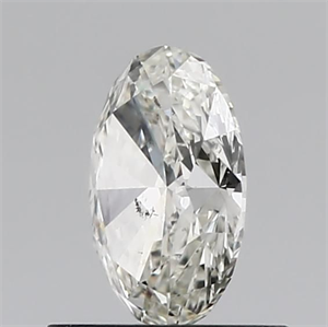 Picture of Natural Diamond 0.70 Carats, Oval with  Cut, J Color, SI2 Clarity and Certified by GIA