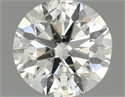 Natural Diamond 0.50 Carats, Round with Excellent Cut, I Color, SI2 Clarity and Certified by IGI