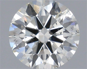 Picture of Natural Diamond 0.50 Carats, Round with Excellent Cut, I Color, SI2 Clarity and Certified by IGI