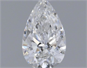 Natural Diamond 0.34 Carats, Pear with  Cut, E Color, SI2 Clarity and Certified by GIA
