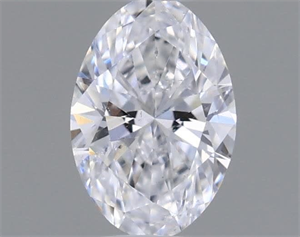 Picture of Natural Diamond 0.31 Carats, Oval with  Cut, D Color, SI2 Clarity and Certified by GIA