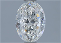 Diamante Natural 0.60 quilates, Ovalado , Color H, claridad VVS1 y certificado GIA