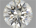 Natural Diamond 0.75 Carats, Round with Excellent Cut, J Color, IF Clarity and Certified by IGI
