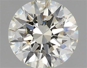 Picture of Natural Diamond 0.75 Carats, Round with Excellent Cut, J Color, IF Clarity and Certified by IGI
