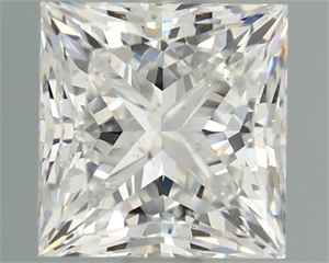 Foto Diamante Natural 1.51 quilates, Princesa , Color F, claridad SI2 y certificado GIA de