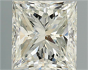 Diamante Natural 2.00 quilates, Princesa , Color J, claridad SI1 y certificado GIA