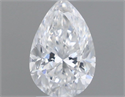 Natural Diamond 0.24 Carats, Pear with  Cut, E Color, SI1 Clarity and Certified by GIA