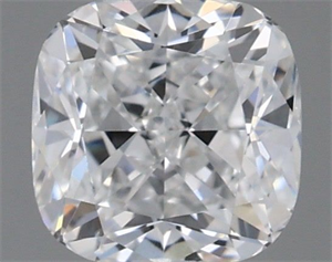 Picture of Natural Diamond 0.37 Carats, Cushion with  Cut, E Color, VVS2 Clarity and Certified by GIA