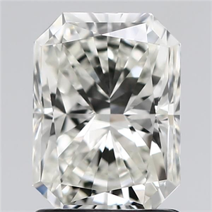Picture of Natural Diamond 1.50 Carats, Radiant with  Cut, K Color, VVS1 Clarity and Certified by GIA