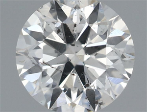 Picture of Natural Diamond 0.51 Carats, Round with Excellent Cut, I Color, SI2 Clarity and Certified by IGI