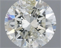 Natural Diamond 0.50 Carats, Round with Very Good Cut, I Color, I1 Clarity and Certified by IGI