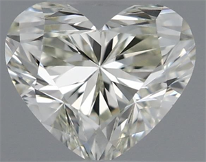 Picture of Natural Diamond 0.31 Carats, Heart with  Cut, M Color, VVS2 Clarity and Certified by GIA