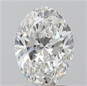 Diamante Natural 1.56 quilates, Ovalado , Color F, claridad VVS1 y certificado GIA