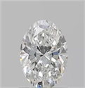Natural Diamond 0.83 Carats, Oval with  Cut, G Color, VVS1 Clarity and Certified by GIA