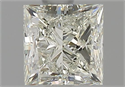 Natural Diamond 0.90 Carats, Princess with  Cut, L Color, VVS2 Clarity and Certified by GIA
