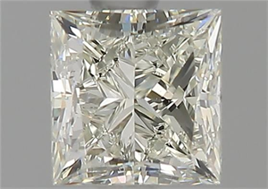 Foto Diamante Natural 0.90 quilates, Princesa , Color L, claridad VVS2 y certificado GIA de