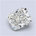 Natural Diamond 1.52 Carats, Cushion with  Cut, J Color, VVS2 Clarity and Certified by GIA