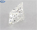 Natural Diamond 0.62 Carats, Princess with  Cut, I Color, VS2 Clarity and Certified by GIA