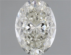 Foto Diamante Natural 1.00 quilates, Ovalado , Color J, claridad I1 y certificado GIA de