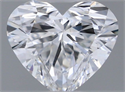 Natural Diamond 0.34 Carats, Heart with  Cut, D Color, VS2 Clarity and Certified by GIA