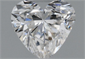 Natural Diamond 0.50 Carats, Heart with  Cut, H Color, VS1 Clarity and Certified by GIA