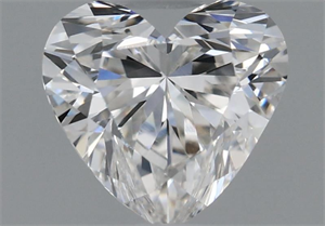 Picture of Natural Diamond 0.50 Carats, Heart with  Cut, H Color, VS1 Clarity and Certified by GIA