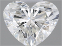 Natural Diamond 0.42 Carats, Heart with  Cut, H Color, VVS1 Clarity and Certified by GIA