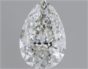 Natural Diamond 0.70 Carats, Pear with  Cut, H Color, I1 Clarity and Certified by GIA