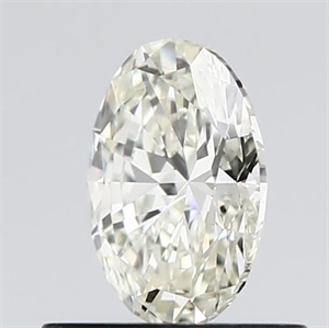 Picture of Natural Diamond 0.60 Carats, Oval with  Cut, L Color, VVS1 Clarity and Certified by GIA