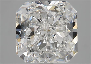 Foto Diamante Natural 4.01 quilates, Radiante , Color F, claridad SI1 y certificado GIA de