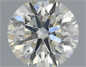 Natural Diamond 0.50 Carats, Round with Excellent Cut, J Color, SI2 Clarity and Certified by IGI