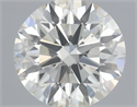 Natural Diamond 0.59 Carats, Round with Excellent Cut, J Color, SI2 Clarity and Certified by IGI