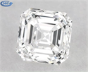 Diamante Natural 0.77 quilates, Asscher , Color E, claridad VS1 y certificado GIA