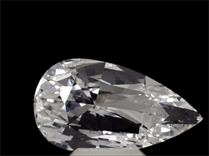 Foto Diamante Natural 5.01 quilates, De pera , Color G, claridad VVS2 y certificado GIA de