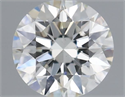 Natural Diamond 0.40 Carats, Round with Excellent Cut, I Color, SI1 Clarity and Certified by GIA