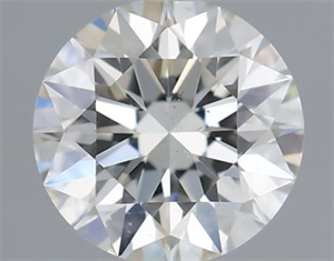 Picture of Natural Diamond 0.40 Carats, Round with Excellent Cut, I Color, SI1 Clarity and Certified by GIA